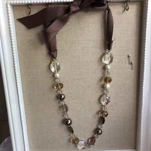 Stella & Dot Chloe Ribbon necklace